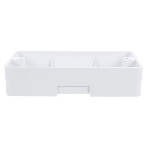 Durable white pvc wall - pvc, mounted
