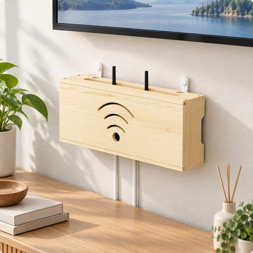 Decorative wall mounted router - decorative,