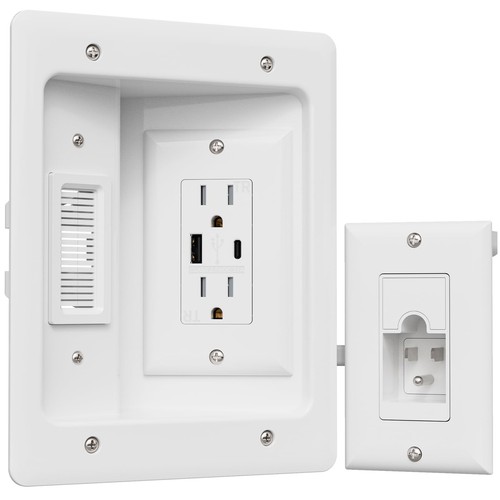 Cord hider for - for, wall