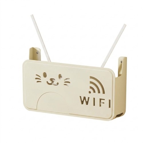 Cartoon cat router - cartoon, storage
