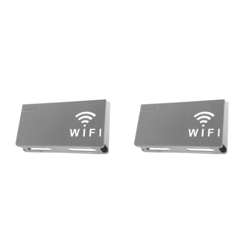 Grey wall mounted router - grey,