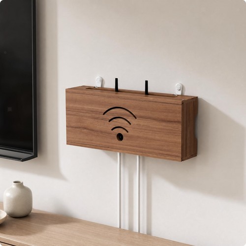 Compact wall mounted router - compact, wall-mounted