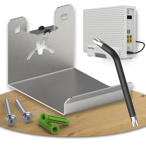 Wall mount with - wall, cable