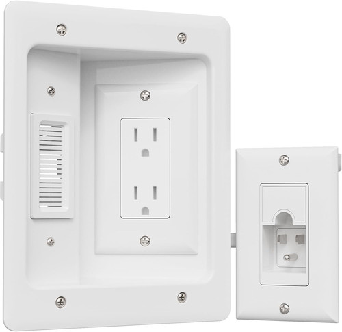 Cord hider for wall mounted - cord,